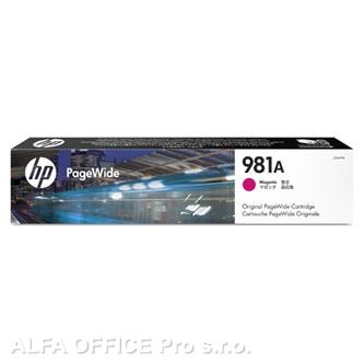 HP originální ink J3M69A, HP 981A, magenta, 6000str., 70ml, HP PageWide Enterprise Color 5