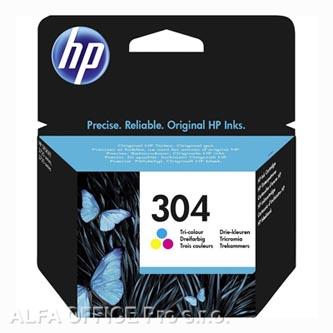 HP originální ink N9K05AE, HP 304, Tri-color, 100str.