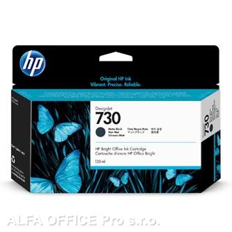 HP originální ink P2V65A, HP 730, matte black, 130ml, HP