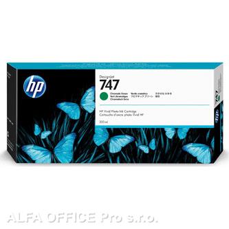 HP originální ink P2V84A, HP 747, chromatic green, 300ml, HP HP DesignJet Z9