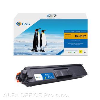  G&G kompatibilní toner s TN-910Y, yellow, 9000str., NT-CB910Y, pro Brother HL-L8 