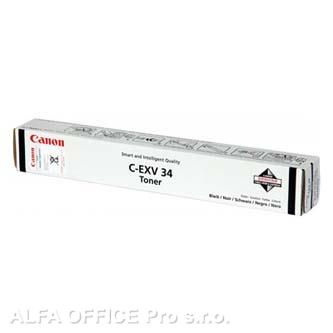 Canon originální toner CEXV34, black, 23000str., 3782B002, Canon iR-C2020, 2030