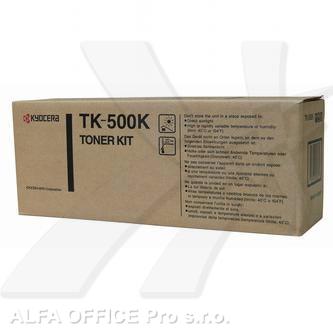  Kyocera originální toner TK500K, black, 8000str., 370PD0KW, Kyocera FS-C5016N 