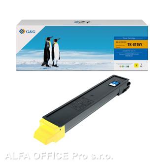  G&G kompatibilní toner s 1T02P3ANL0, yellow, 6000str., NT-CKTK8115Y, pro Kyocera 