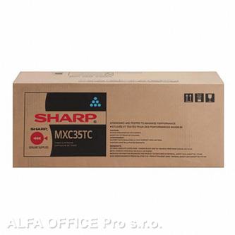 Sharp originální toner MX-C35TC, cyan, 6000str.