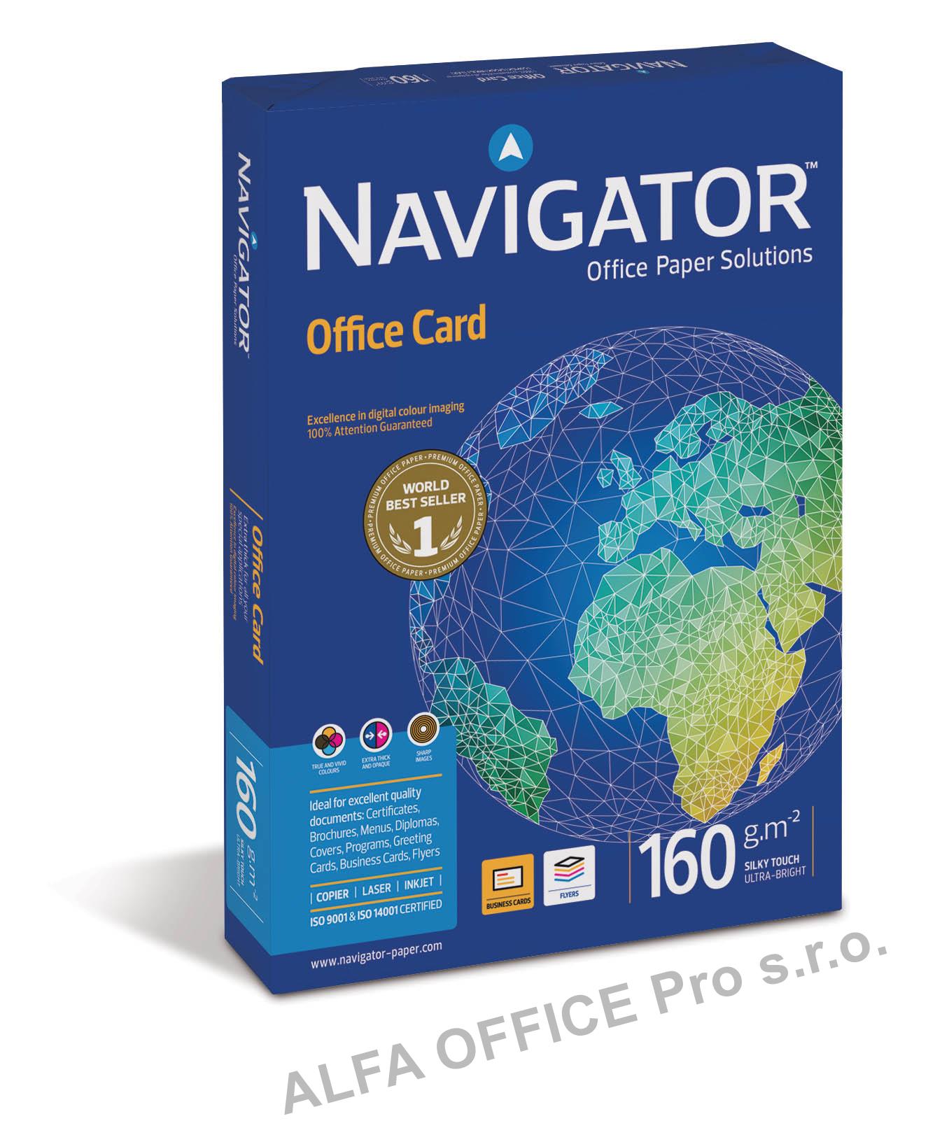 Xerografický papír Navigator Office Card - A4 160 g / 250 listů