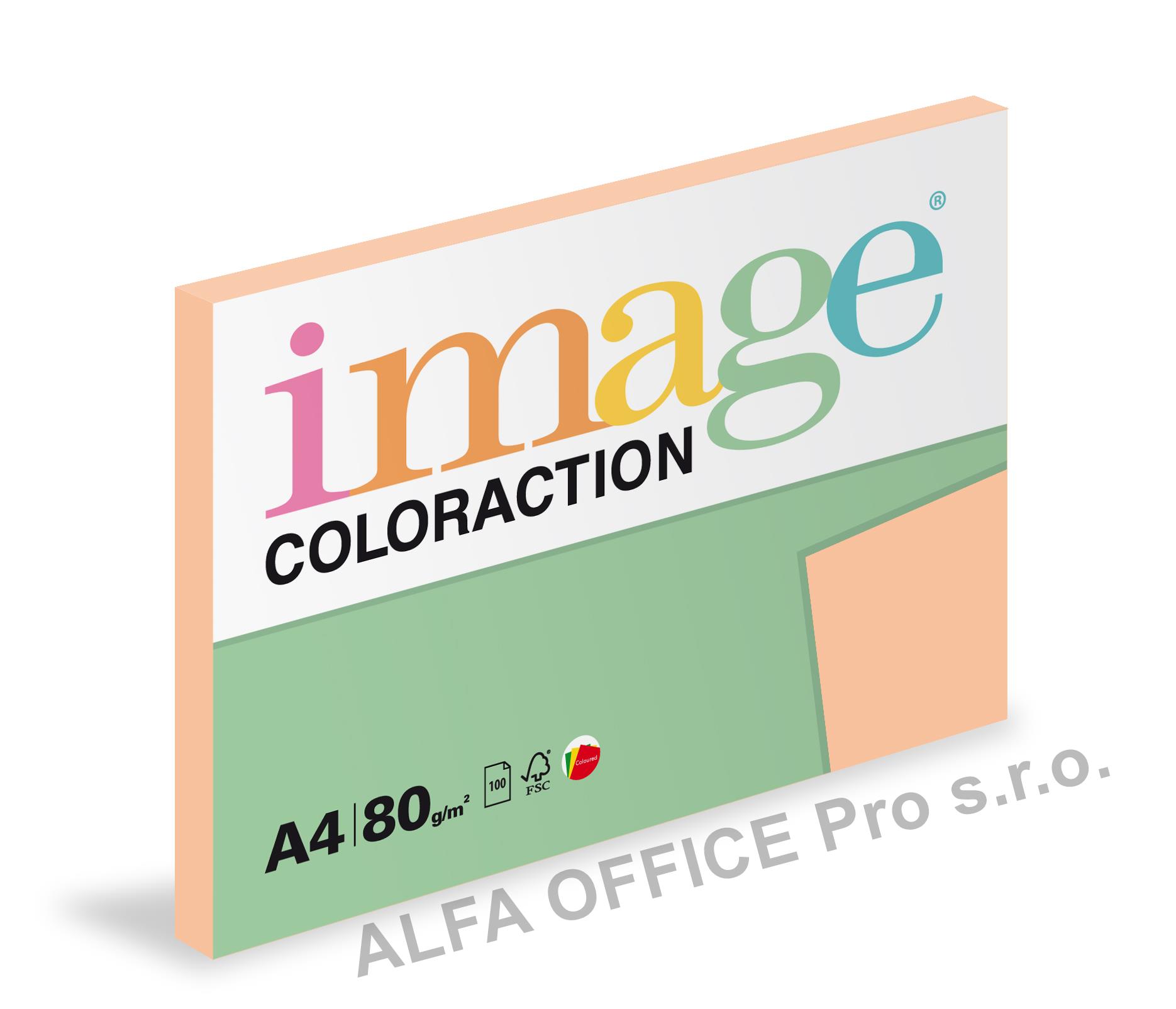 Xerografický papír BAREVNÝ - Savana / meruňková / 100 listů / SA24