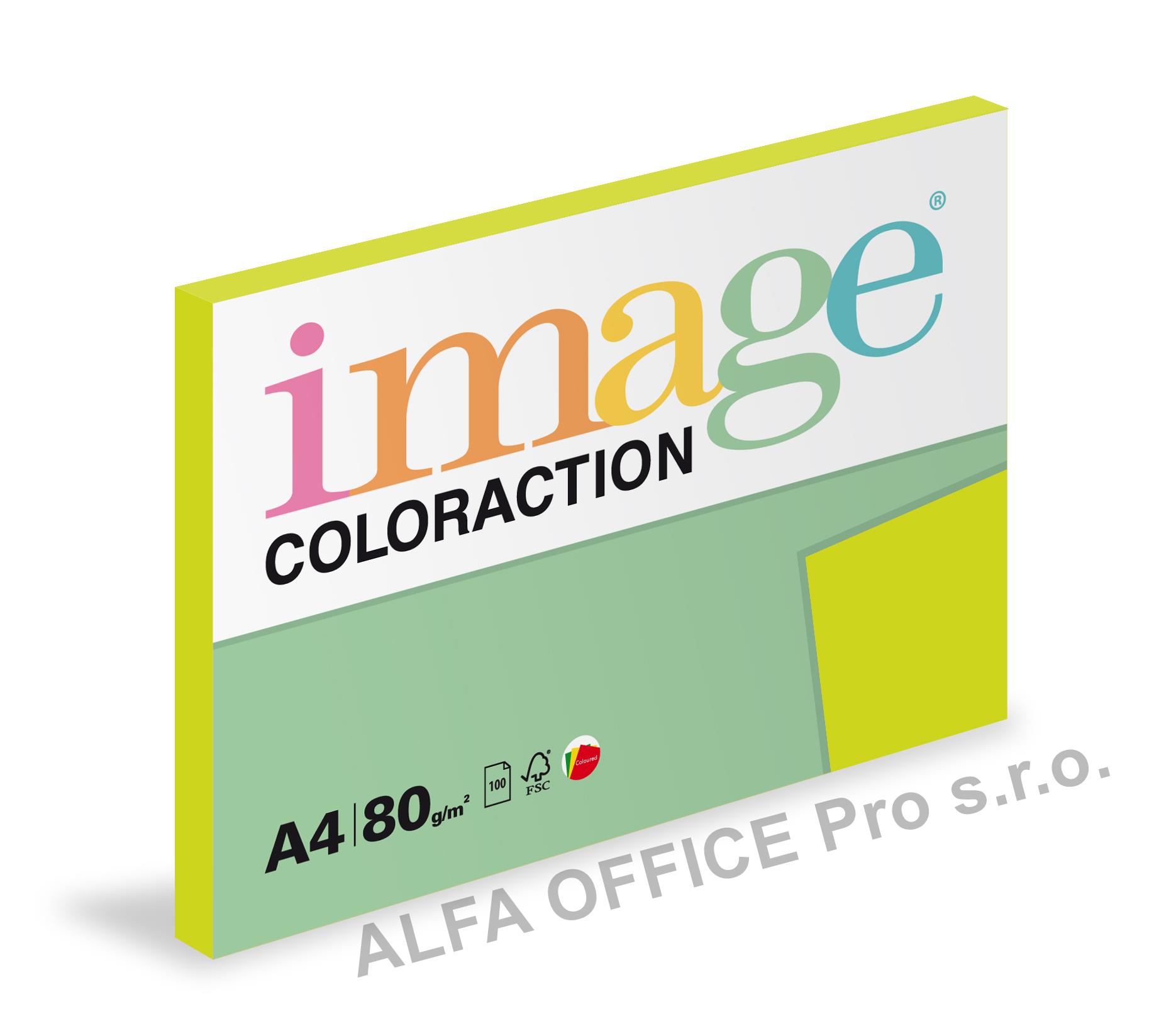 Xerografický papír BAREVNÝ - Rio / reflexní zelená / 100 listů / NeoGr