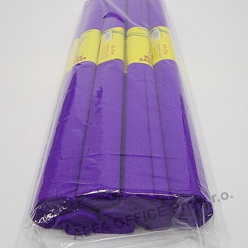 Krepový papír - role / 50 x 200 cm / fialová