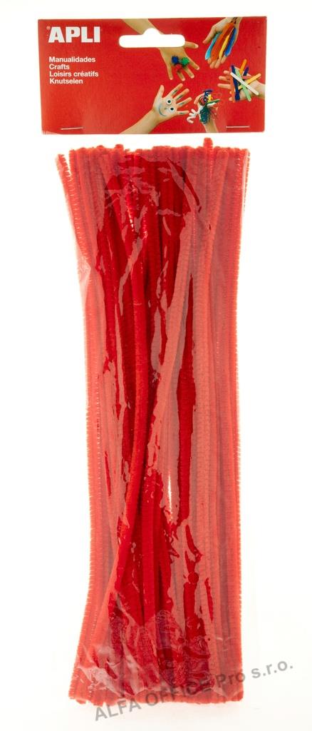 Modelovací drátky APLI červené / 30 cm / 50 ks