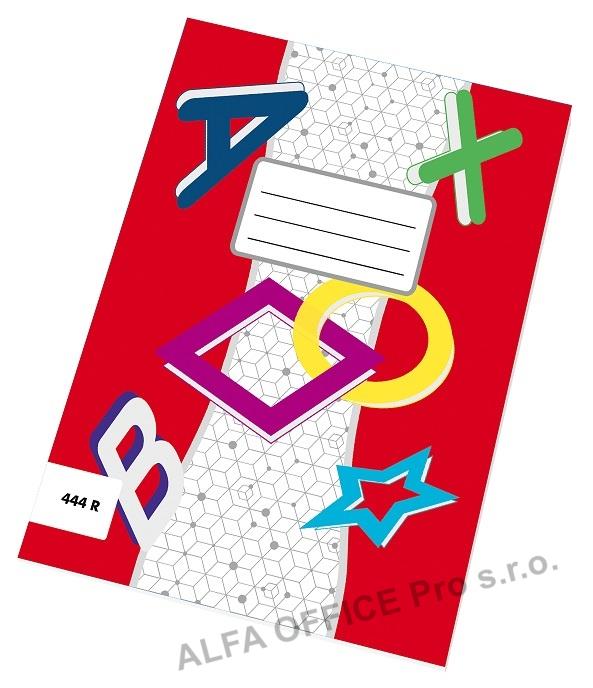 Sešity školní ECONOMY 40 listů - A4 / linka / 444