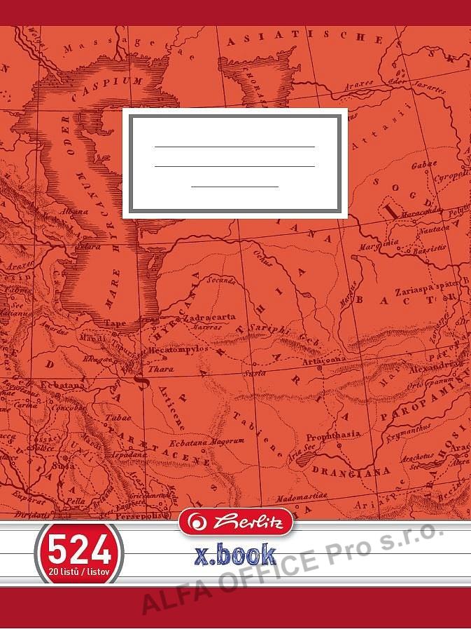 Sešit školní Herlitz Premium 524 - A5 / linka / 20 listů