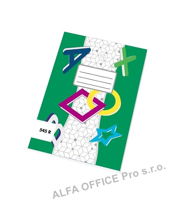 Sešity školní ECONOMY 40 listů - A5 / čtvereček / 545