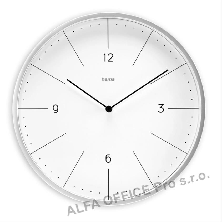 Nástěnné hodiny Hama Sardinia - šedá
