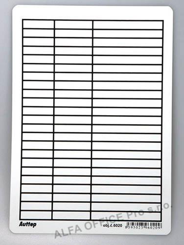 Podložka do sešitů A5 PVC - linka / čtvereček