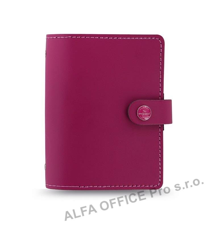 Filofax The Original A7 kapesní týdenní malinová