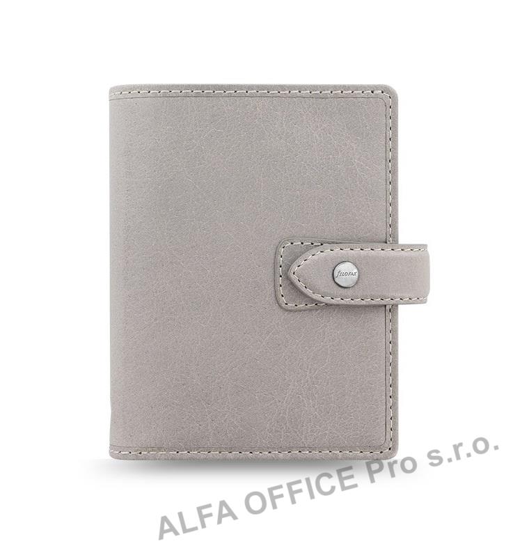Filofax Malden A7 kapesní týdenní šedá