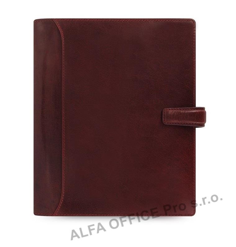 Filofax Lockwood A5 týdenní rubínová