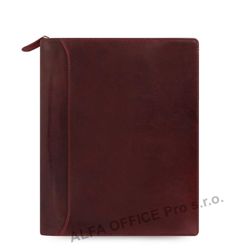 Filofax Lockwood ZIP A5 týdenní rubínová