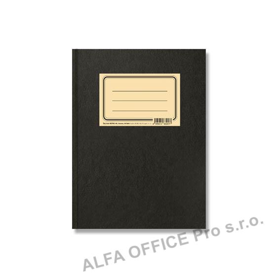 Blok BOBO Retro šitý - A5 / čtvereček