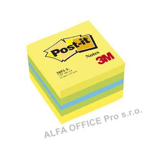 Samolepicí bločky Post-it minikostky - citronová / 400 lístků