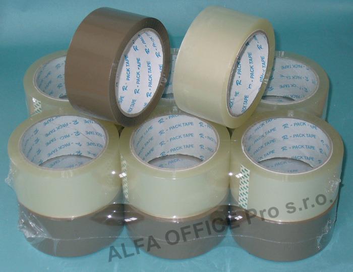 Balicí pásky NEHLUČNÉ - 48 mm x 66m / hnědá