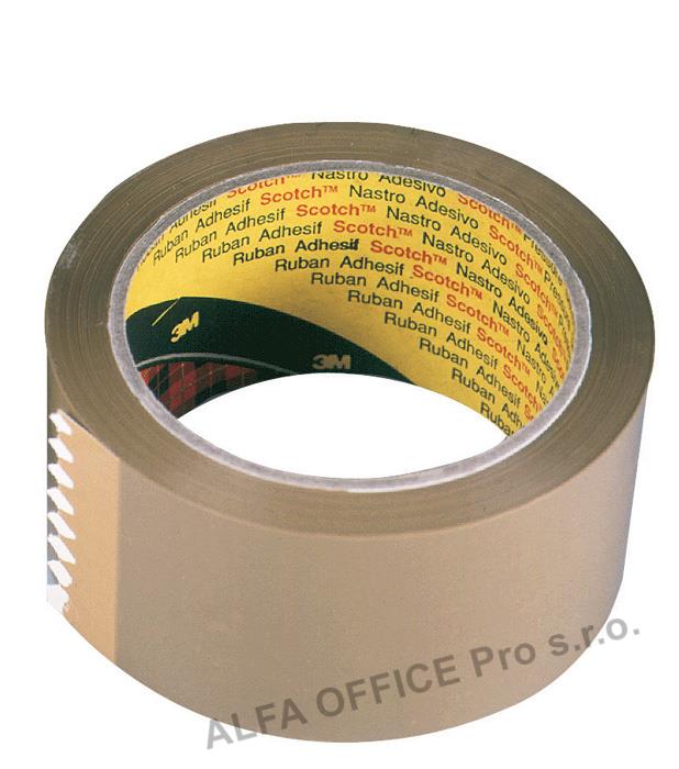Balicí pásky - 50 mm x 66 m / hnědá