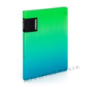 Desky A4 kroužkové OMBRE - 2 kroužek / zelená