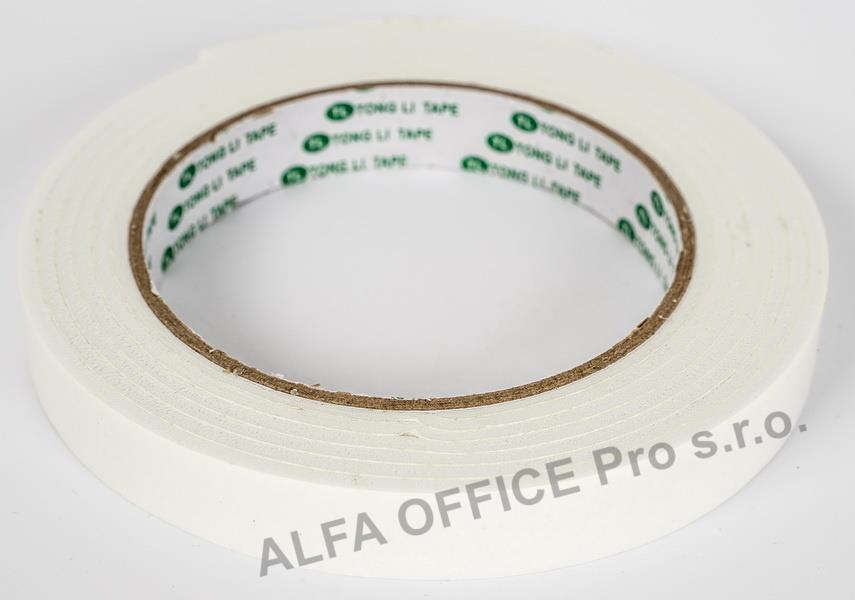 Lepicí páska oboustranná  - 8 mm x 2,2 m / bílá pěnová