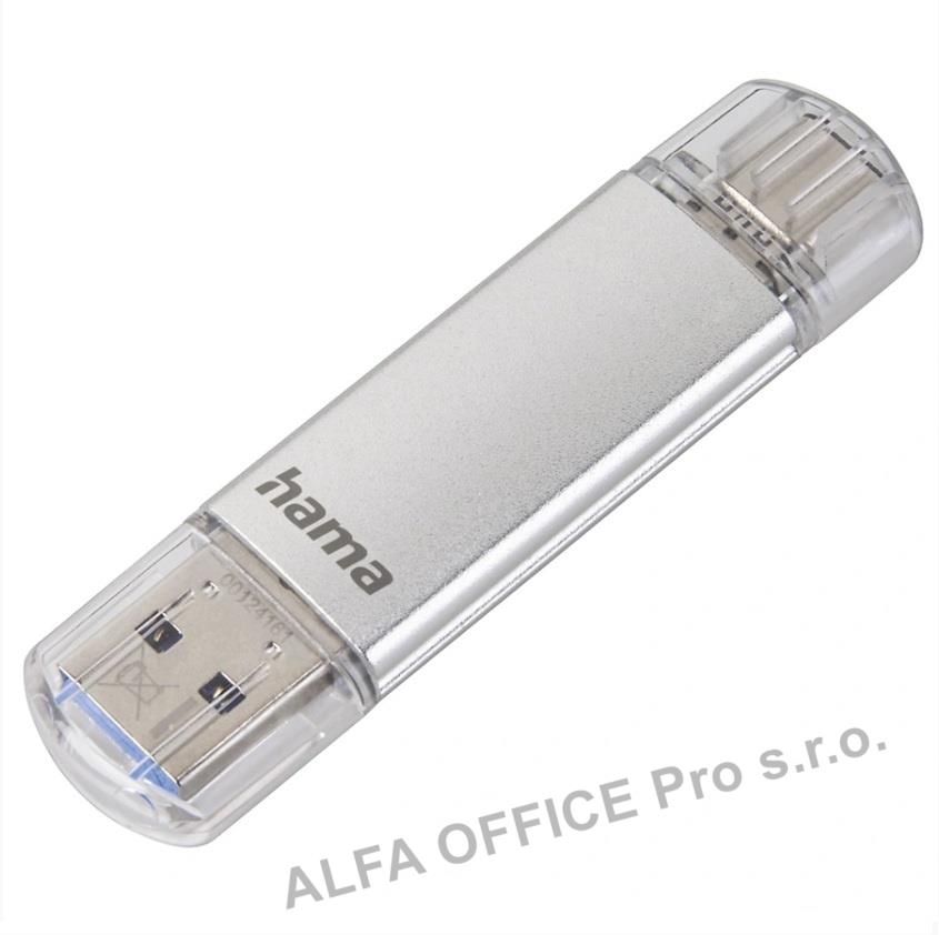 Flash Pen Laeta twin - stříbrná / 16 GB /  USB 3.1
