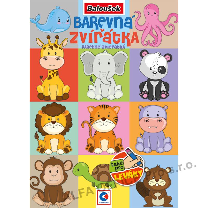 Omalovánka A5 - Barevná zvířátka