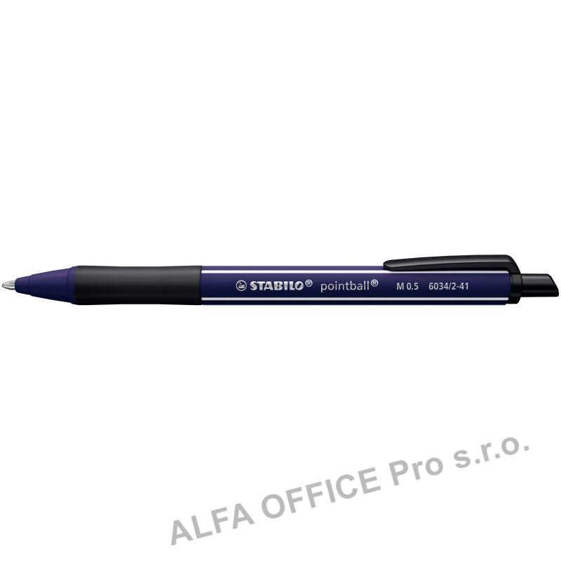 Kuličkové pero STABILO pointball NatureCOLORS Wildflower - pruská modrá