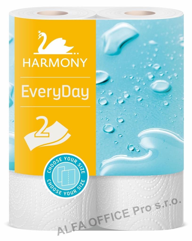 Harmony papírové utěrky v roli Professional s potiskem 2-vrstvé 2ks