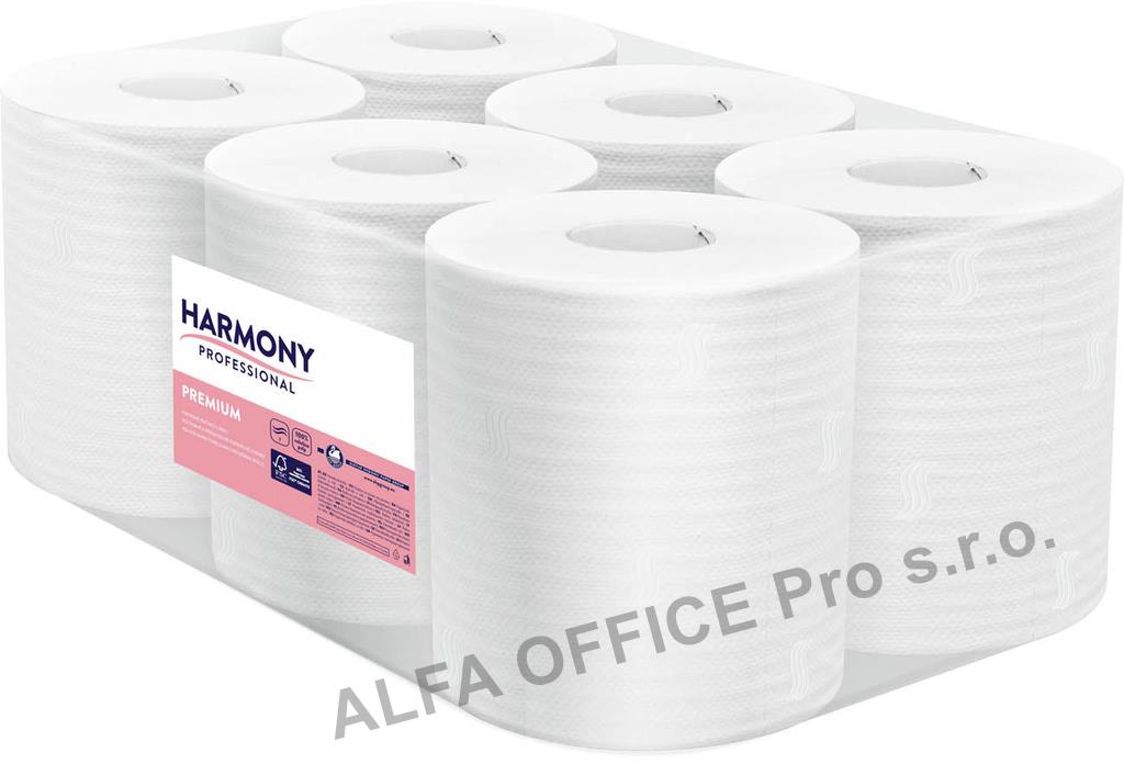 Papírové ručníky v rolích - Harmony Professional / Maxi / 125 m