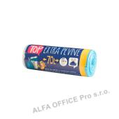 Pytle do koše stahovací - 70 l / 10 ks / 10 my / modrá