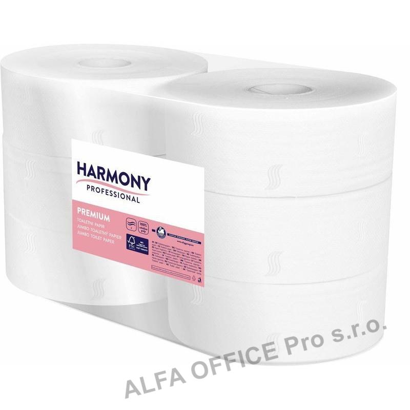 Papír toaletní Harmony Jumbo 100 % celulóza - průměr 280 mm