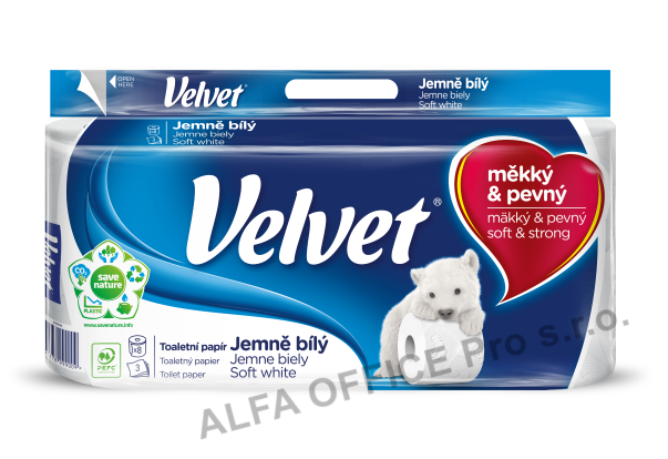 Papír toaletní Velvet 3-vrstvý / 24 ks