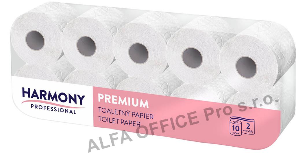 Papír toaletní Harmony Professional Premium 2-vrstvý / 10 ks