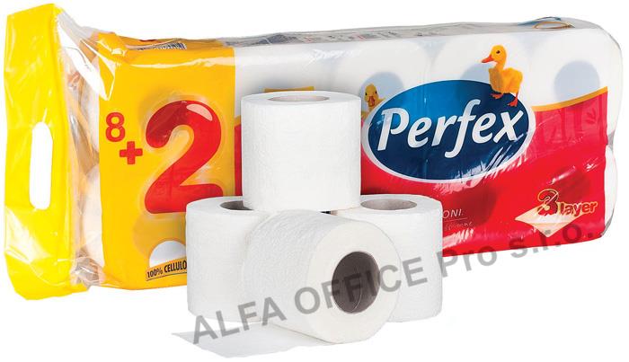 Papír toaletní Perfex Deluxe 3-vrstvý / 10 ks
