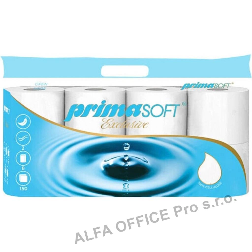 Toaletní papír PrimaSOFT Exclusive- 2-vrstvý / 8 rolí