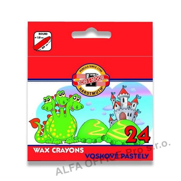 Pastelky voskové - 24 barev