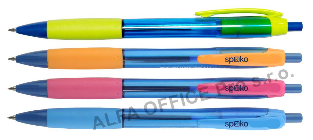 Kuličkové pero Spoko ReLeaf Aqua - barevný mix