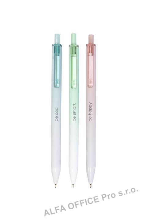 Kuličkové pero Spoko BE IN - barevný mix