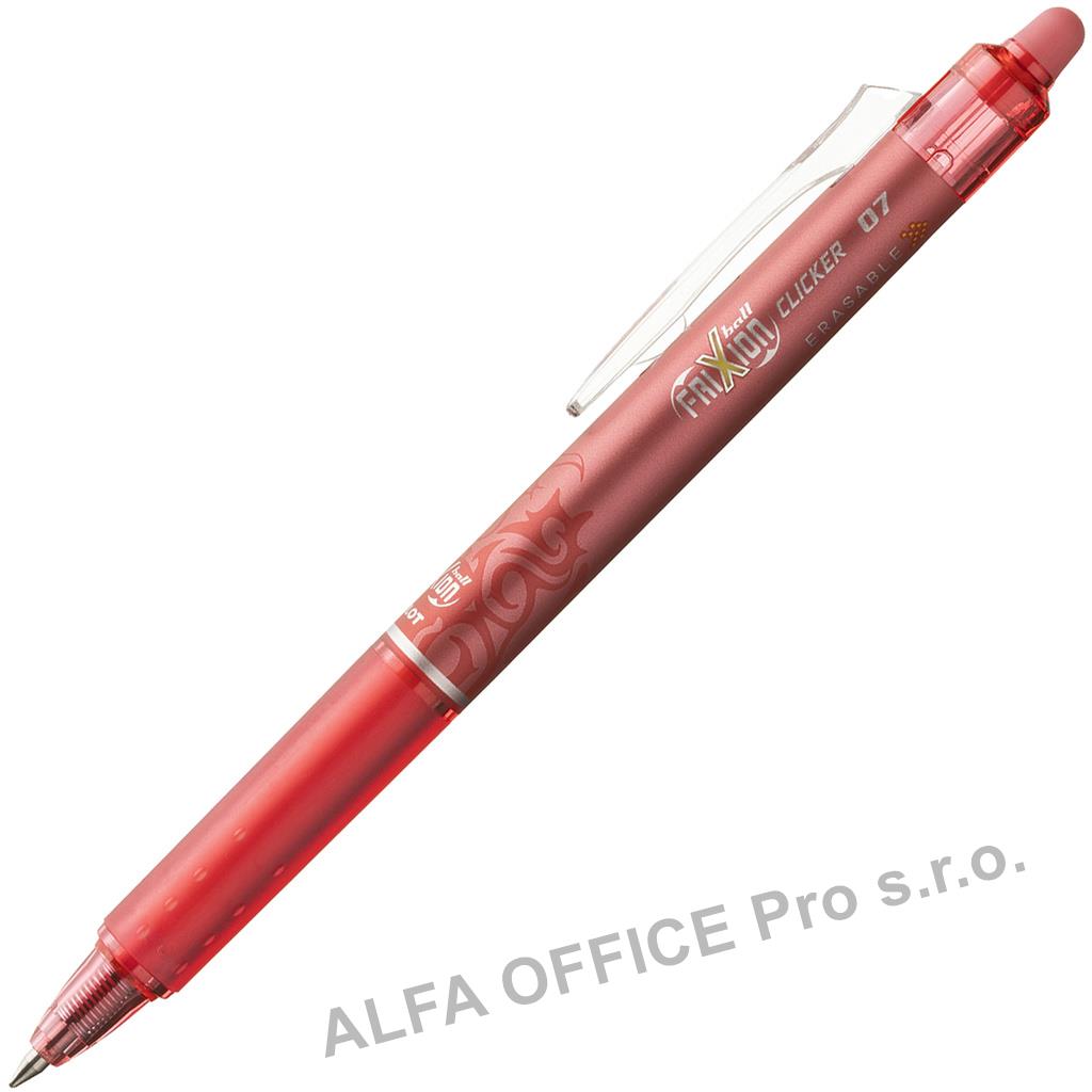 Roller Pilot FriXion Clicker 0,7 mm - korálově růžová