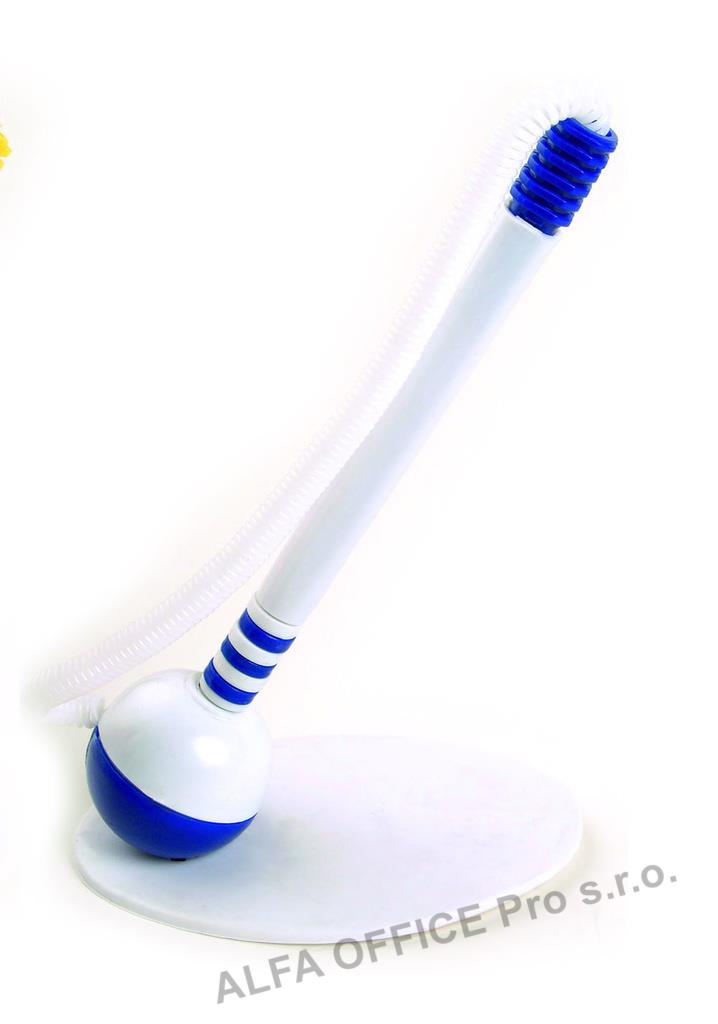 Kuličkové pero na stojánku Sakota - modrá