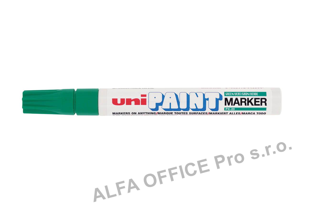 Popisovač UNI PAINT PX-20 lakový Medium / zelená
