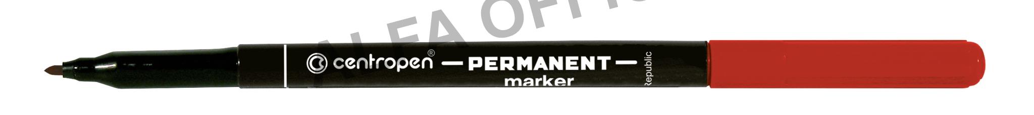 Popisovač Centropen 2536 permanentní / červená