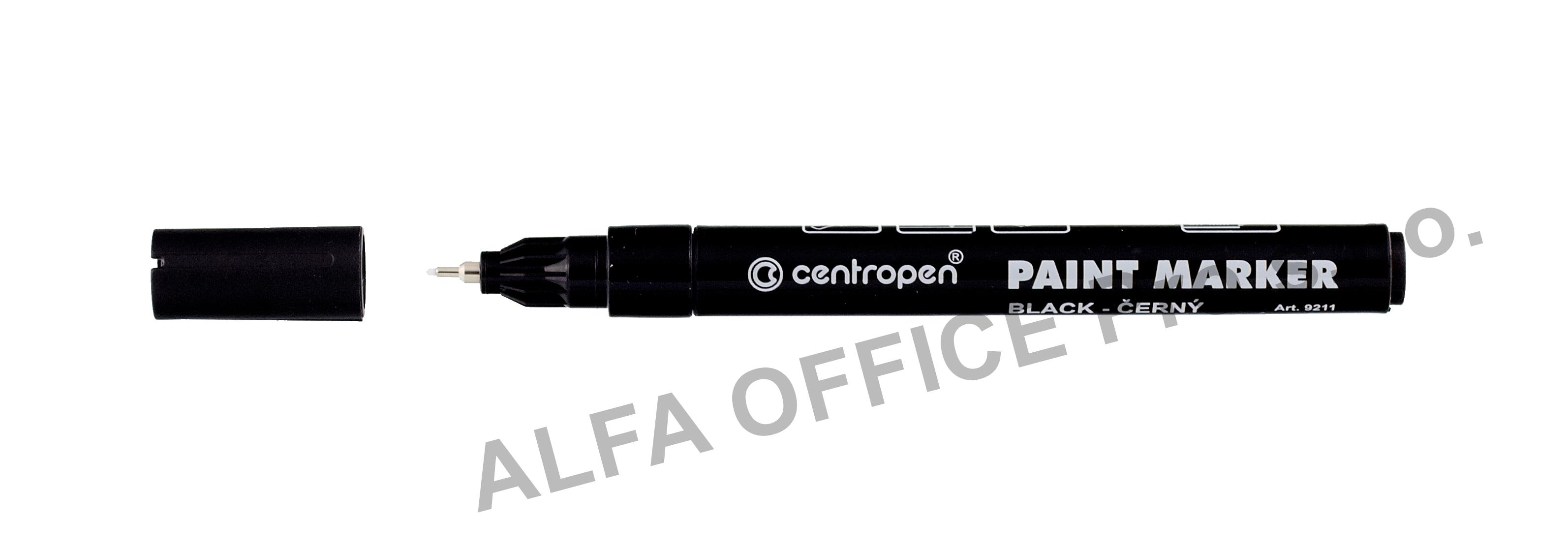 Značkovač Centropen 9211 lakový / černá