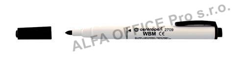 Značkovač Centropen 2709 stíratelný - černá