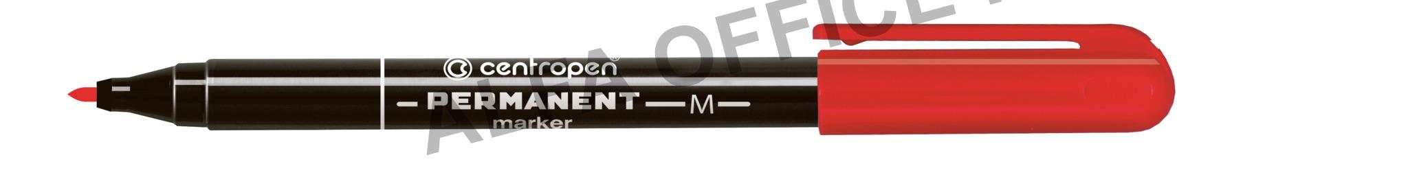 Popisovač Centropen Permanent 2846 / červená